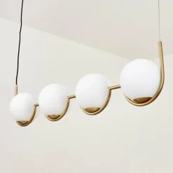 hofstein Suspension Lisca Or, 4 lumières