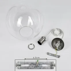 hofstein Suspension Lololo Acier inoxydable, 1 lumière