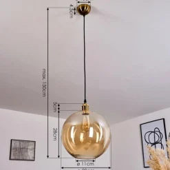 hofstein Suspension Lololo Laiton, 1 lumière