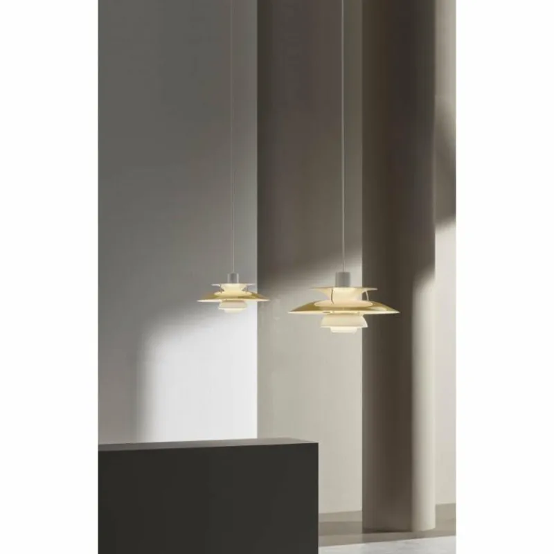 Luminaires Scandinaves-Luminaires Louis Poulsen Suspension Louis Poulsen PH 5 Mini Laiton, 1 lumière