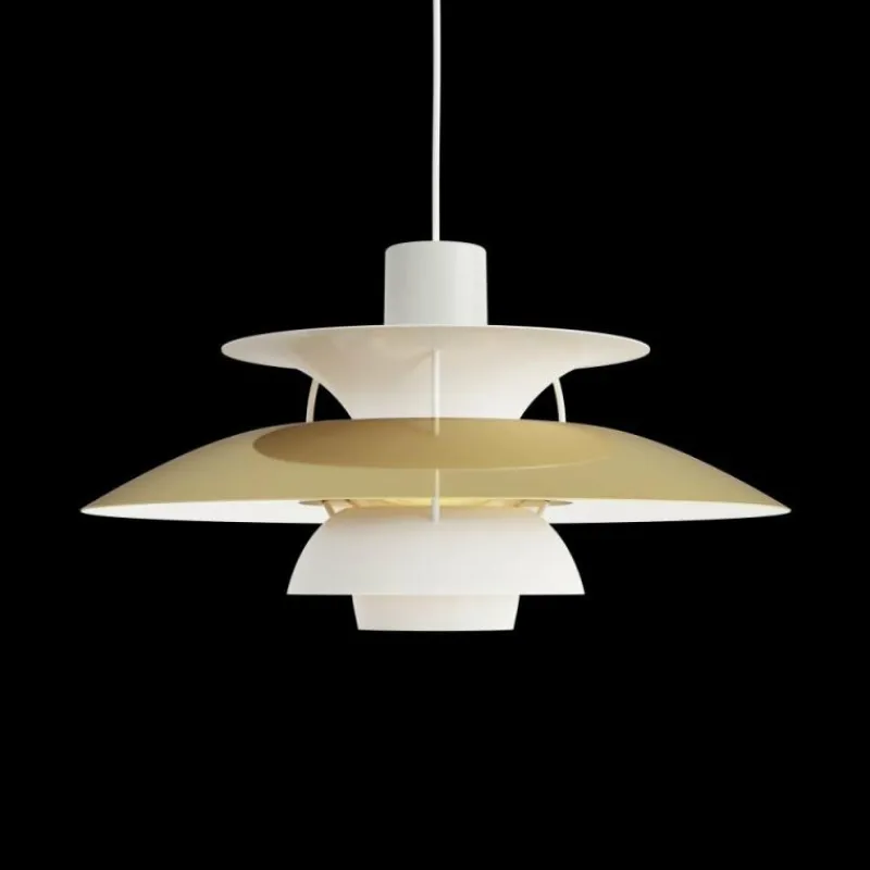 Luminaires Scandinaves-Luminaires Louis Poulsen Suspension Louis Poulsen PH 5 Mini Laiton, 1 lumière