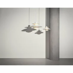 Luminaires Scandinaves-Luminaires Louis Poulsen Suspension Louis Poulsen PHÂ 5Â Mini Blanc, 1 lumière