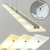hofstein Suspension Lourdes LED Chrome, Nickel mat, 7 lumières