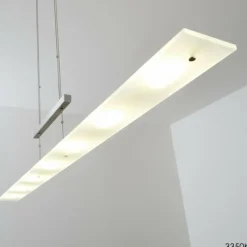 hofstein Suspension Lourdes LED Chrome, Nickel mat, 7 lumières