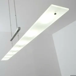 hofstein Suspension Lourdes LED Chrome, Nickel mat, 7 lumières