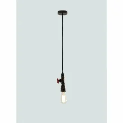 Lampes Industrielles-Luce Design Suspension AMACORD Brun, 1 lumière