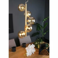 Luce Design Suspension NEPTUN Laiton, 5 lumières