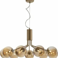 Luce Design Suspension NEPTUN Laiton, 9 lumières
