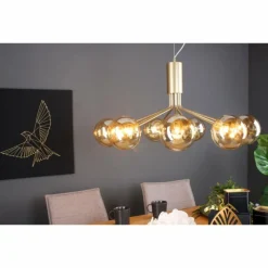 Luce Design Suspension NEPTUN Laiton, 9 lumières