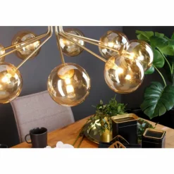 Luce Design Suspension NEPTUN Laiton, 9 lumières