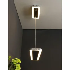 Luce Design Suspension Solaris LED Acier inoxydable, 1 lumière* Suspensions