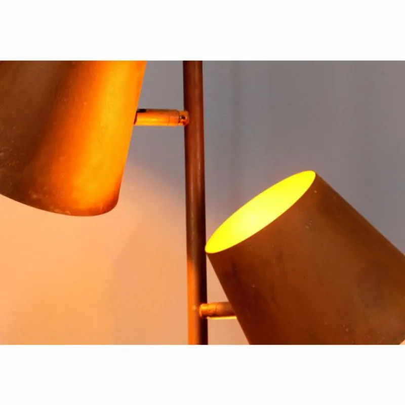 Lampes Vintages & Rétros-Luce Design Suspension Luce-Design Colt Rouille, 3 lumières