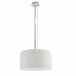 Luce Design Suspension Luce-Design Gibus Blanc, 1 lumière