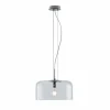 Luce Design Suspension Luce-Design Gibus Chrome, 1 lumière