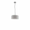 Luce Design Suspension Luce-Design Gibus Blanc, 1 lumière