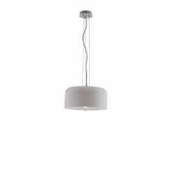 Luce Design Suspension Luce-Design Gibus Blanc, 1 lumière