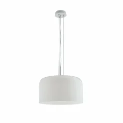 Luce Design Suspension Luce-Design Gibus Blanc, 1 lumière
