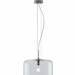 Luce Design Suspension Luce-Design Gibus Chrome, 1 lumière