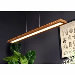 Lampes En Bois-Luce Design Suspension Luce-Design SOLARIS LED Écru, Noir, 1 lumière