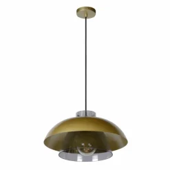 Lampes Dorées-Luminaires Lucide Suspension Lucide AVONMORE Or, Laiton, 1 lumière