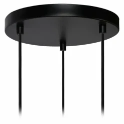 Lampes Vintages & Rétros-Luminaires Lucide Suspension Lucide BASKETT Noir, 3 lumières