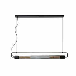 Luminaires Lucide Suspension Lucide CALIXT Noir, 2 lumières* Suspensions