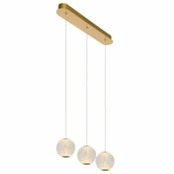 Luminaires Lucide Suspension Lucide CINTRA LED Or, 3 lumières