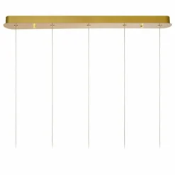 Luminaires Lucide Suspension Lucide CINTRA LED Or, 5 lumières