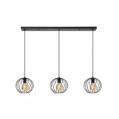 Luminaires Lucide Suspension Lucide DANZA Noir, 3 lumières* Suspensions
