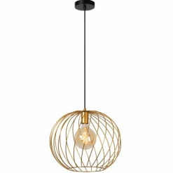 Lampes Dorées-Luminaires Lucide Suspension Lucide DANZA Noir, 1 lumière