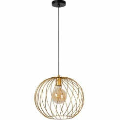Lampes Dorées-Luminaires Lucide Suspension Lucide DANZA Noir, 1 lumière
