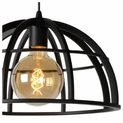 Lampes Vintages & Rétros-Luminaires Lucide Suspension Lucide DIKRA Noir, 3 lumières