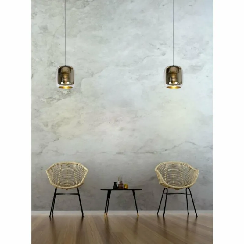 Luminaires Lucide Suspension Lucide ERYN Chrome, 1 lumière