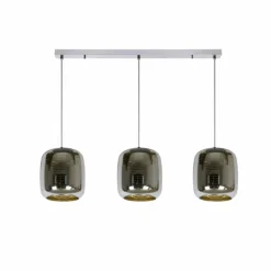 Luminaires Lucide Suspension Lucide ERYN Chrome, 3 lumières