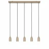 Luminaires Lucide Suspension Lucide EVORA Taupe, 5 lumières* Suspensions