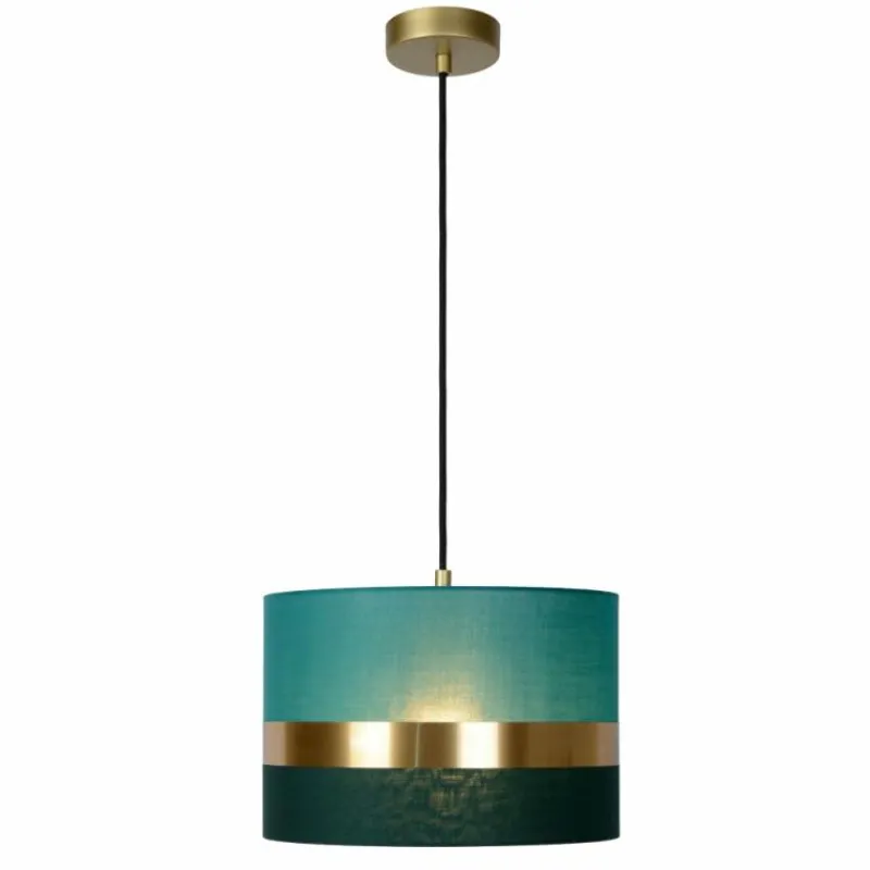 Lampes En Tissu-Luminaires Lucide Suspension Lucide EXTRAVAGANZA TUSSE Or, 1 lumière