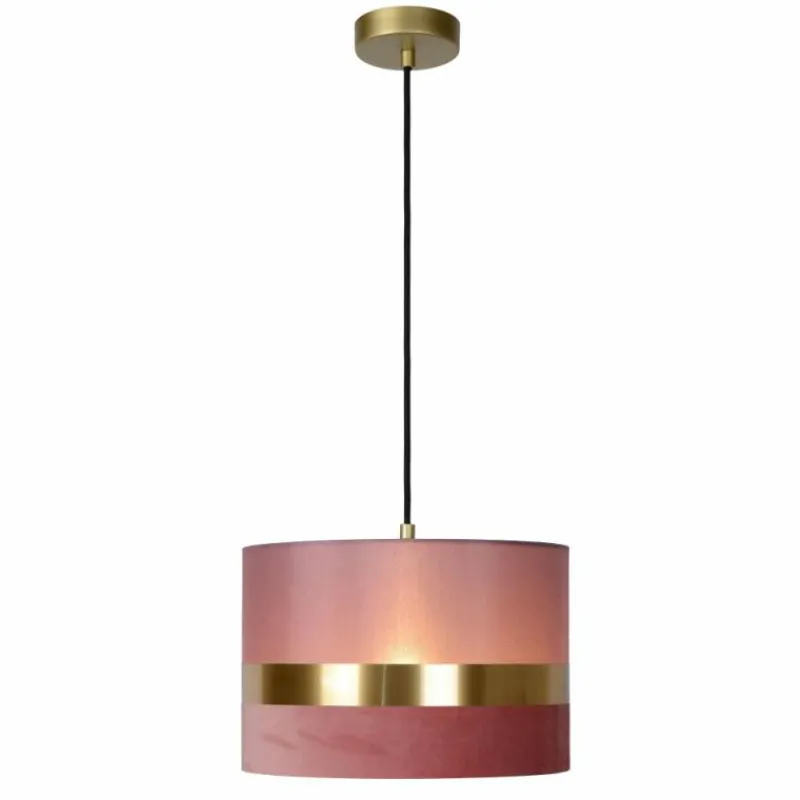 Lampes En Tissu-Luminaires Lucide Suspension Lucide EXTRAVAGANZA TUSSE Or, 1 lumière