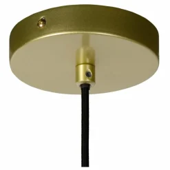 Lampes En Tissu-Luminaires Lucide Suspension Lucide EXTRAVAGANZA FRILLS Or, Laiton, 1 lumière