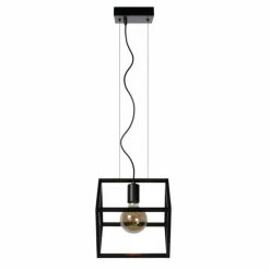 Luminaires Lucide Suspension Lucide FABIAN Noir, 1 lumière* Suspensions