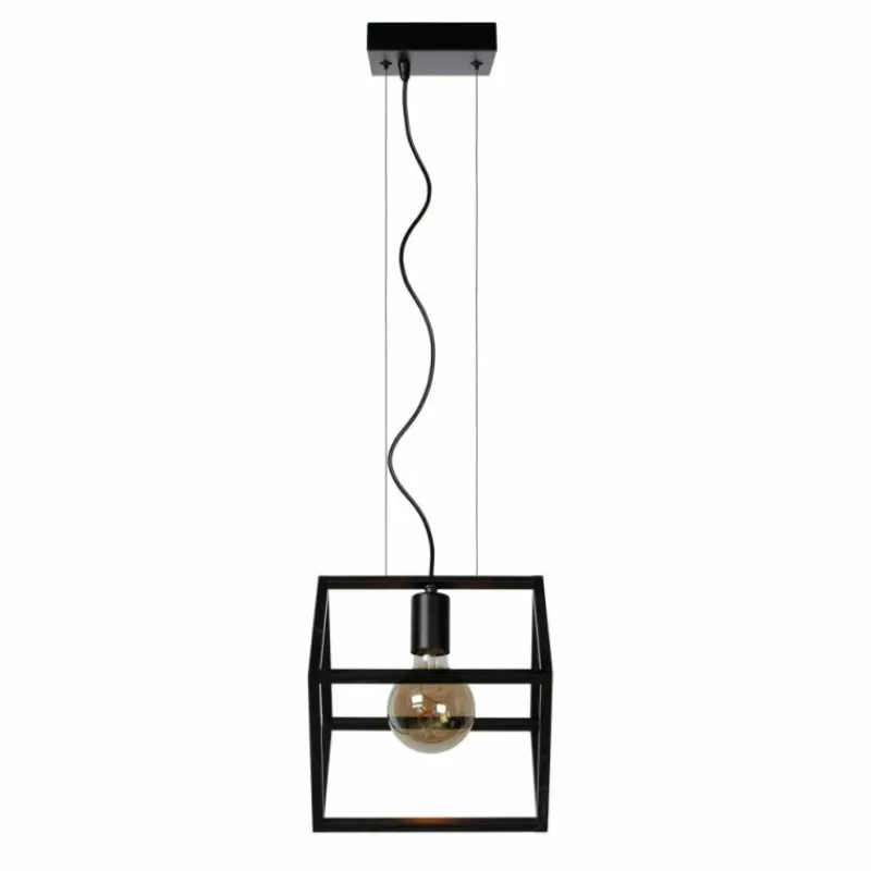 Luminaires Lucide Suspension Lucide FABIAN Noir, 1 lumière* Suspensions