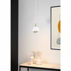 Lampes Dorées-Luminaires Lucide Suspension Lucide FAVORI Blanc, 1 lumière
