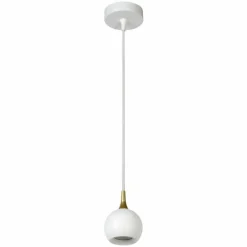 Lampes Dorées-Luminaires Lucide Suspension Lucide FAVORI Blanc, 1 lumière