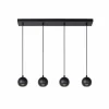 Luminaires Lucide Suspension Lucide FAVORI Noir, 4 lumières* Suspensions