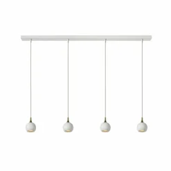 Lampes Dorées-Luminaires Lucide Suspension Lucide FAVORI Blanc, 4 lumières