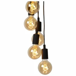 Lampes Vintages & Rétros-Luminaires Lucide Suspension Lucide FIX MULTIPLE Noir, 7 lumières