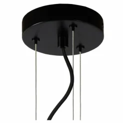 Suspension Verre Fumé-Luminaires Lucide Suspension Lucide FLORIEN Gris, 1 lumière