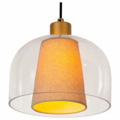 Luminaires Lucide Suspension Lucide GUNHILD Or, Laiton, 3 lumières