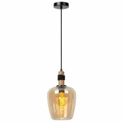 Luminaires Lucide Suspension Lucide ILONA Noir, 1 lumière
