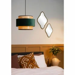 Lampes En Tissu-Luminaires Lucide Suspension Lucide JAVOR Écru, 1 lumière
