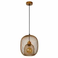 Luminaires Lucide Suspension Lucide JERREL Brun, 1 lumière* Suspensions